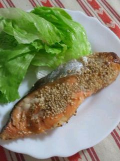 鮭のゴマ照り焼き♡-レシピのメイン写真
