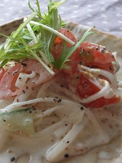 *大根とミニトマトの胡麻風味サラダ*-レシピのメイン写真