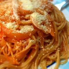 簡単☆チーズがトロり♪トマトパスタ-レシピのメイン写真