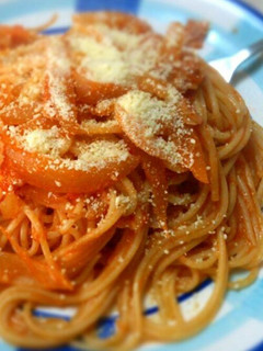 簡単☆チーズがトロり♪トマトパスタ-レシピのメイン写真