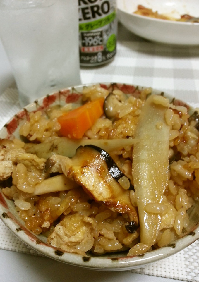 塩分控えめの炊き込みご飯-レシピのメイン写真