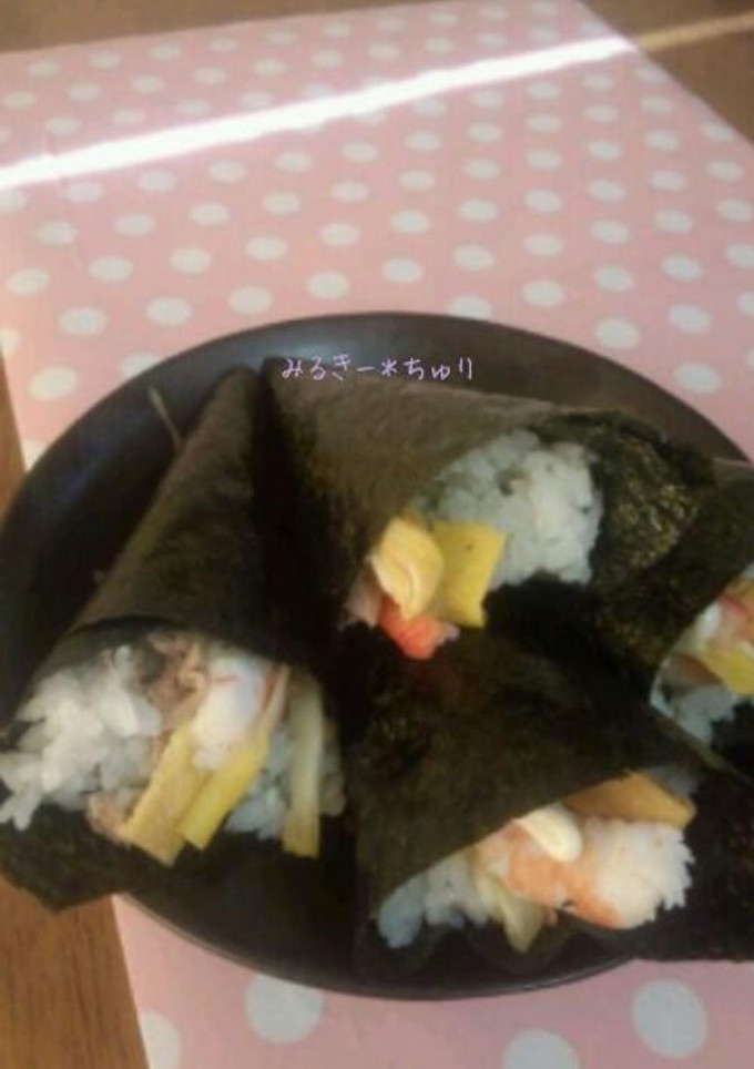我が家の＊手巻き寿司-レシピのメイン写真