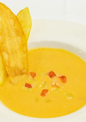 熟成紅こがねと行方トマトのクリームスープ-レシピのメイン写真