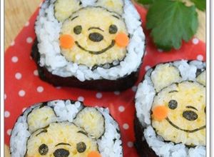 節分＊プーさんの飾り巻き寿司(恵方巻き)-レシピのメイン写真