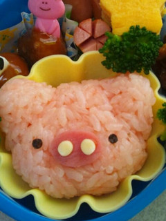 ブタさん☆キャラ弁-レシピのメイン写真