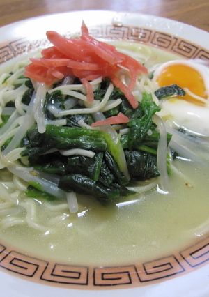 ５分で包丁いらず★温玉とんこつラーメン-レシピのメイン写真