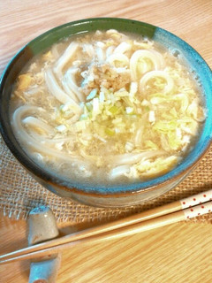 風邪の時はしょうが!母直伝『黄金うどん』-レシピのメイン写真