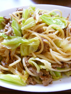 ルクエで時短♪キャベツの塩麹パスタ-レシピのメイン写真