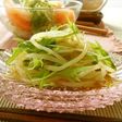 もやしと水菜*辛子醤油和え