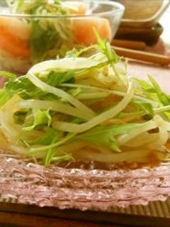 もやしと水菜*辛子醤油和え-レシピのメイン写真