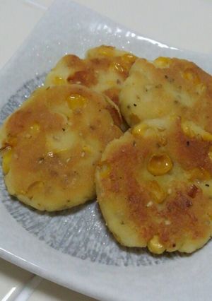 高野豆腐とはんぺんのモチプチおやき♪-レシピのメイン写真
