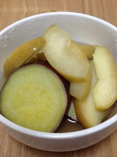 サツマイモの林檎煮-レシピのメイン写真
