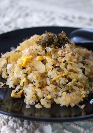 辛子高菜とアーモンドの香ばしチャーハン-レシピのメイン写真