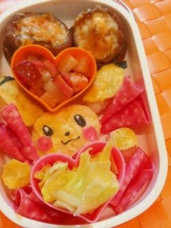 キャラ弁ピカチュウのお弁当-レシピのメイン写真