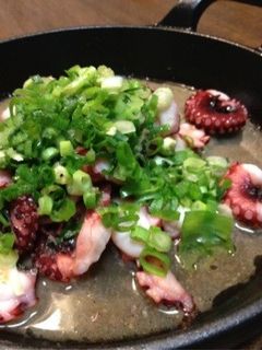 焼き蛸のたっぷりねぎのせゴマだれがけ-レシピのメイン写真