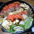 いつものすき焼き+トマト=コクアップ!