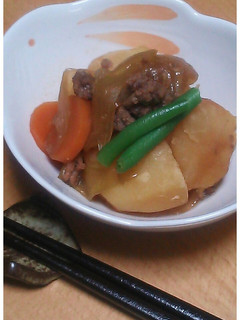 【お弁当にもOK】そぼろ肉じゃが-レシピのメイン写真