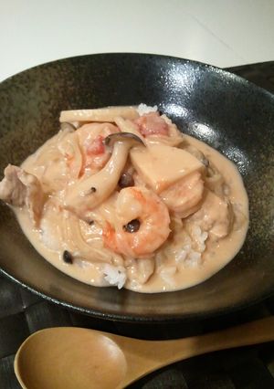 サンバルを使ってアジアン丼。-レシピのメイン写真