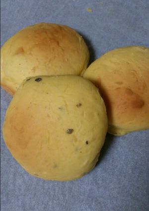 かぼちゃ煮リメイク かぼちゃパン-レシピのメイン写真