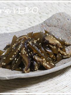 茎わかめとしいたけの佃煮-レシピのメイン写真