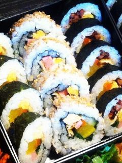 お花見☆お弁当に韓国海苔巻き김밥3種類♪-レシピのメイン写真