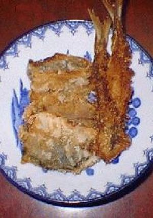 基本？あじの立田あげ＆骨せんべい-レシピのメイン写真