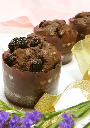 ちょっぴり大人のチョコマフィン-レシピのメイン写真
