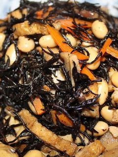 圧力鍋で作る、ひじきの煮物-レシピのメイン写真