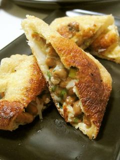 油揚げの納豆大葉チーズ包み焼き-レシピのメイン写真