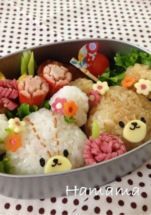 ルルとロロ♪キャラ弁-レシピのメイン写真