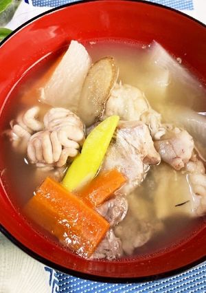 タイおばあちゃん直伝「たらのあら汁」-レシピのメイン写真