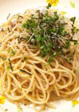 ●　オイルサーディンの簡単節約パスタ　●-レシピのメイン写真