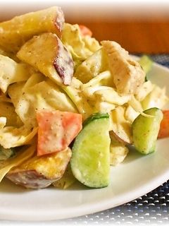 金ごまゆずぽんマヨでボリュームサラダ-レシピのメイン写真