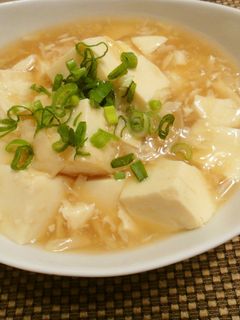 優しい味の豆腐の湯葉あんかけ-レシピのメイン写真