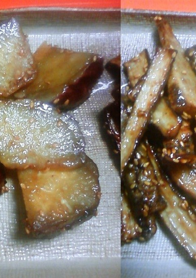 金ごまいりごまで甘からごぼう揚げ-レシピのメイン写真