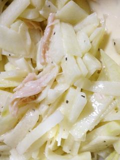 大根とささみの味噌マヨサラダ-レシピのメイン写真
