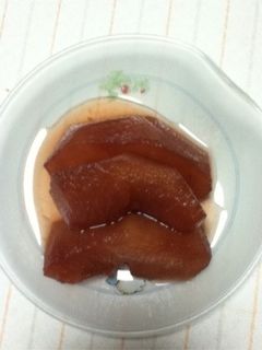 りんごの赤ワイン煮-レシピのメイン写真