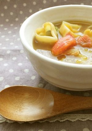 ＊マカロニとミニトマトのカレースープ＊-レシピのメイン写真