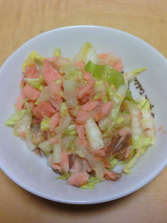 生白菜の鮭サラダ-レシピのメイン写真