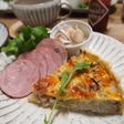蓮根とくるみのキッシュ