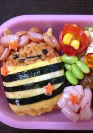 節分に赤鬼さんキャラ弁-レシピのメイン写真