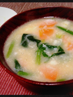 長芋とたっぷり野菜のお味噌汁-レシピのメイン写真