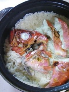 土鍋で鯛めし-レシピのメイン写真