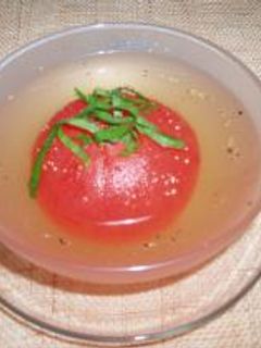 トマトまるごと 冷やしスープ-レシピのメイン写真