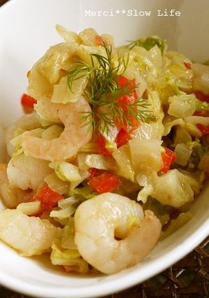海老と野菜のスイートチリ＆マヨ炒め-レシピのメイン写真