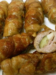 ナス&エリンギ肉巻き照り焼き★お弁当にも-レシピのメイン写真