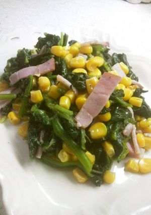 ☆ほうれん草のバターソテー☆お弁当の彩り-レシピのメイン写真