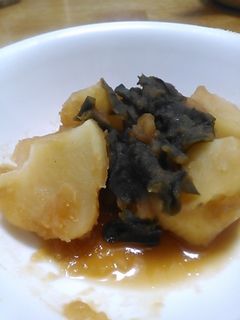 じゃがいもとわかめの煮物-レシピのメイン写真