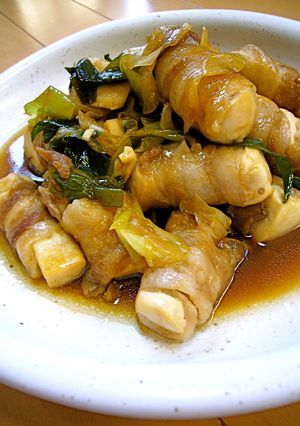 ご飯が進む♪木綿豆腐の☆肉巻き♡照り焼き-レシピのメイン写真