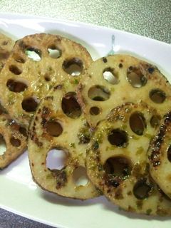 れんこんの磯辺焼き-レシピのメイン写真